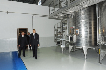 Şəki şərab zavodunun açılışı olub (FOTO)