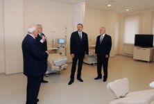 Azərbaycan Prezidenti Şəkidə mərkəzi xəstəxananın açılışında iştirak edib (FOTO)