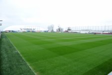 İlham Əliyev “Qəbələ” Futbol Klubunun stadion və təlim-məşq bazası kompleksində aparılan tikinti işləri ilə tanış olub (FOTO)