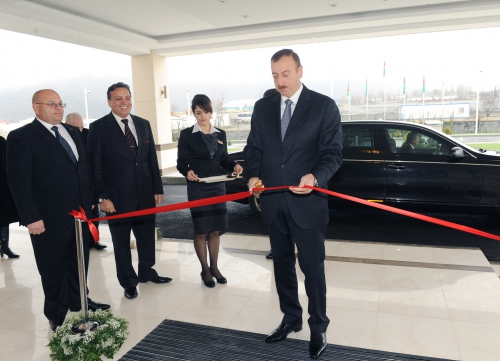 Qəbələdə “Qafqaz Sport Hotel”in açılışı olub (FOTO)