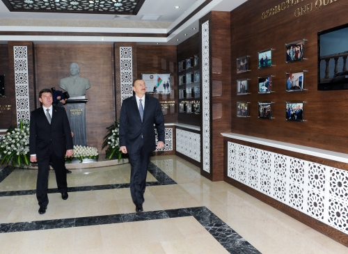 Qəbələ rayon İcra Hakimiyyətinin yeni inzibati binasının açılışı olub (FOTO)