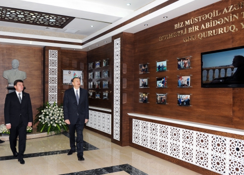 Qəbələ rayon İcra Hakimiyyətinin yeni inzibati binasının açılışı olub (FOTO)