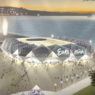 "Eurovision 2012" müsabiqəsinin keçirilə biləcəyi binanın eskizi açıqlanıb (VİDEO) (FOTO)