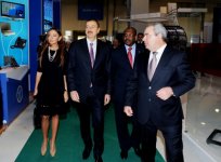 Azərbaycan Prezidenti və xanımı "BakuTel-2011" XVII Beynəlxalq telekommunikasiya və informasiya texnologiyaları sərgisi ilə tanış olublar (FOTO)(ƏLAVƏ OLUNUB)