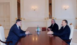 İlham Əliyev BMT-nin Avropa İqtisadi Komissiyasının icraçı baş katibini qəbul edib