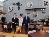 Azərbaycan Prezidenti və xanımı "Nizami" kinoteatrının binasının əsaslı təmir və yenidənqurmadan sonra açılışında iştirak ediblər (ƏLAVƏ OLUNUB) (FOTO)