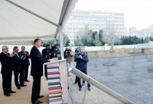 İlham Əliyev AMEA-nın Mərkəzi Elmi Kitabxanasının təməlqoyma mərasimində iştirak edib (FOTO)