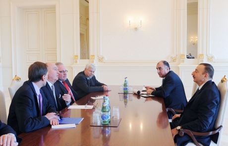 İlham Əliyev ATƏT-in Minsk qrupu həmsədrlərini qəbul edib (FOTO)