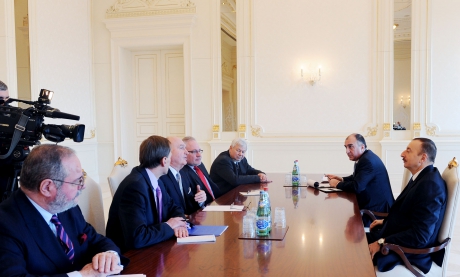 İlham Əliyev ATƏT-in Minsk qrupu həmsədrlərini qəbul edib (FOTO)