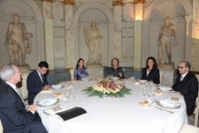 Azərbaycanın birinci xanımı Mehriban Əliyeva İtaliyanın Baş nazirinin xanımı ilə görüşüb (FOTO)