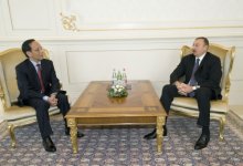 İlham Əliyev bir sıra xarici ölkələrin Azəbaycandakı səfirlərinin etimadnamələrini qəbul edib (FOTO)