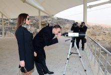 Azərbaycan Prezidenti və xanımı Qobustan muzeyinin açılışında iştirak ediblər (FOTO)