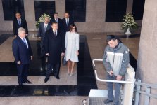 Azərbaycan Prezidenti və xanımı yeni piyada keçidlərinin açılışlarında iştirak ediblər (FOTO)