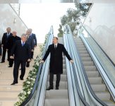 Azərbaycan Prezidenti və xanımı yeni piyada keçidlərinin açılışlarında iştirak ediblər (FOTO)