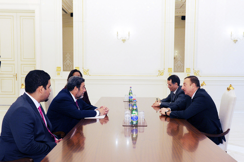 Prezident İlham Əliyev Koreya Milli Assambleyasının sədrinin başçılıq etdiyi nümayəndə heyətini qəbul edib (FOTO)