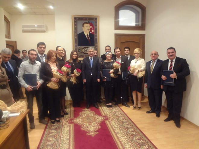 Bir qrup mədəniyyət və incəsənət işçisinə YAP-ın üzvlük vəsiqələri təqdim olunub