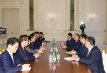 Prezident İlham Əliyev Koreya Milli Assambleyasının sədrinin başçılıq etdiyi nümayəndə heyətini qəbul edib (FOTO)