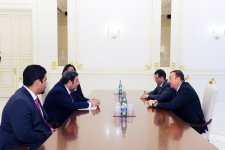 Prezident İlham Əliyev Koreya Milli Assambleyasının sədrinin başçılıq etdiyi nümayəndə heyətini qəbul edib (FOTO)