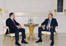 Azərbaycan Prezidenti İlham Əliyev Moldovanın Baş naziri Vladimir Filatı qəbul edib