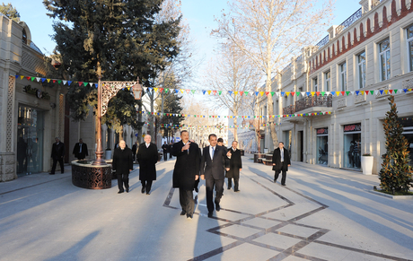 Prezident İlham Əliyev: Gəncə dünya səviyyəli şəhərə çevrilir (ƏLAVƏ OLUNUB)(FOTO)