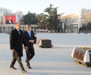 Prezident İlham Əliyevin Gəncə şəhərinə səfəri başlayıb (FOTO)