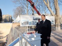 Gəncə Dövlət Filarmoniyası binasının təməlqoyma mərasimi olub (FOTO)