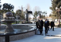 İlham Əliyev Gəncədə Nəriman Nərimanov parkının açılışında iştirak edib (FOTO)
