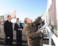 Azərbaycan Prezidenti Gəncədə "Qala" kompleksinin tikinti işlərinin gedişi ilə maraqlanıb (FOTO)