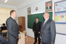 Azərbaycan Prezidenti Goranboy şəhər 3 nömrəli tam orta məktəbin yeni binasının açılışında iştirak edib (FOTO)