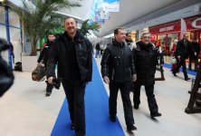 Azərbaycan, Rusiya və Ermənistan prezidentləri Soçidə Dağ Xizəksürmə Mərkəzində olublar (FOTO)