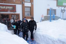 Azərbaycan, Rusiya və Ermənistan prezidentləri Soçidə Dağ Xizəksürmə Mərkəzində olublar (FOTO)