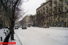 Bakının qar mənzərəsi (FOTOSESSİYA)