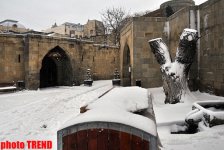 Bakının qar mənzərəsi (FOTOSESSİYA)