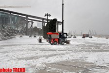 Bakının qar mənzərəsi (FOTOSESSİYA)