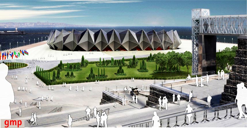 Bakıda "Eurovision 2012"-nin keçiriləcəyi arena may ayına qədər tam hazır olacaq (FOTO)