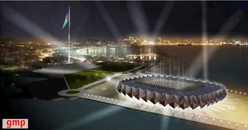 Bakıda "Eurovision 2012"-nin keçiriləcəyi arena may ayına qədər tam hazır olacaq (FOTO)