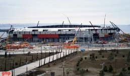 Bakıda "Eurovision 2012"-nin keçiriləcəyi arena may ayına qədər tam hazır olacaq (FOTO)