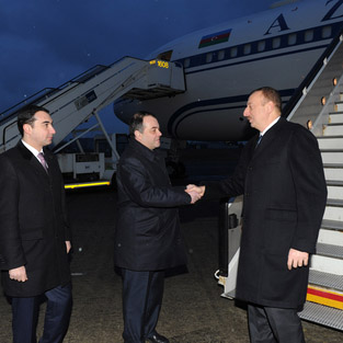 Prezident İlham Əliyev Belçikaya işgüzar səfərə gəlib