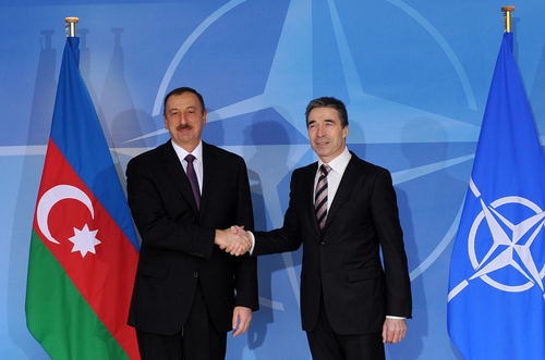 Prezidenti İlham Əliyev NATO-nun baş katibi Anders Foq Rasmussen ilə görüşüb (FOTO)