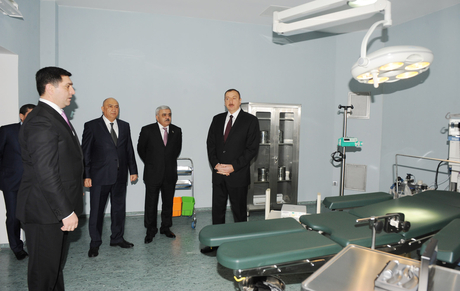 İlham Əliyev Qusar Rayon Mərkəzi Xəstəxanasının açılışında iştirak edib (FOTO)