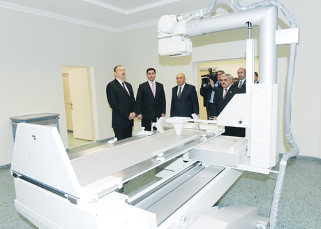 İlham Əliyev Qusar Rayon Mərkəzi Xəstəxanasının açılışında iştirak edib (FOTO)