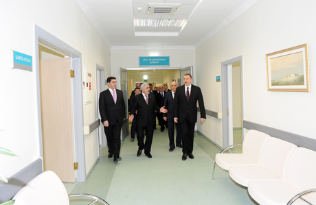 İlham Əliyev Qusar Rayon Mərkəzi Xəstəxanasının açılışında iştirak edib (FOTO)