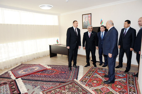 İlham Əliyev Qusarda Heydər Əliyev Mərkəzinin açılışında iştirak edib (FOTO)