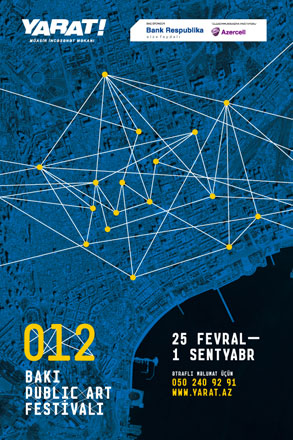 "YARAT!" təşkilatı ilk "012 Bakı Public Art Festival"ın açıldığını elan edib