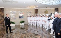 İlham Əliyev Qusar Rayon Mərkəzi Xəstəxanasının açılışında iştirak edib (FOTO)