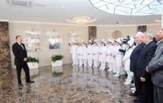 İlham Əliyev Qusar Rayon Mərkəzi Xəstəxanasının açılışında iştirak edib (FOTO)