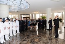 İlham Əliyev Qusar Rayon Mərkəzi Xəstəxanasının açılışında iştirak edib (FOTO)