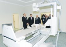 İlham Əliyev Qusar Rayon Mərkəzi Xəstəxanasının açılışında iştirak edib (FOTO)