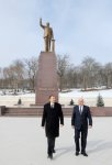 Prezident İlham Əliyevin Qusar rayonuna səfəri başlayıb (FOTO)