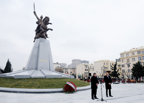 Prezident İlham Əliyev: Azərbaycan dövləti güclü milli təməl üzərində qurulub (FOTO)
